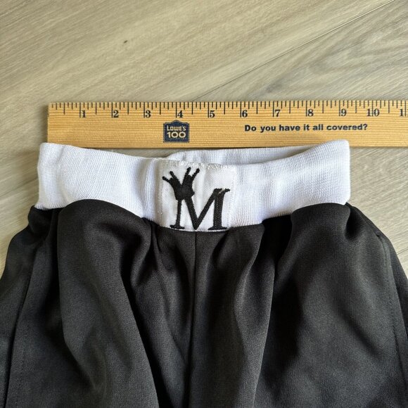 RETRO Mperial Sportswear Punisher Black & White YOUTH Basketball Shorts Small - Picture 8 of 10